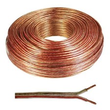 50 m cavo per altoparlanti 2 x