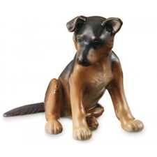 Royal Copenhagen Statuina Cucciolo di Pastore Tedesco
