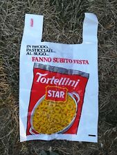 STAR Tortellini - Busta plastica pubblicitaria Plastic Carrier Bag 70's / 80's