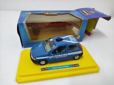 Modellino auto scala 1:24 Fiat Punto Polizia Burago collezione 