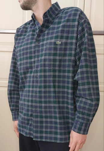 Camicia lacoste verde - camicia, 41/l