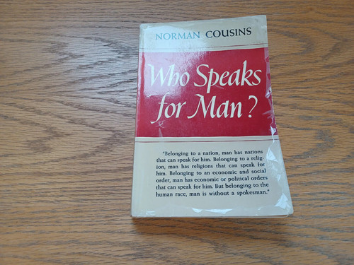 Who speaks for man norman - who,