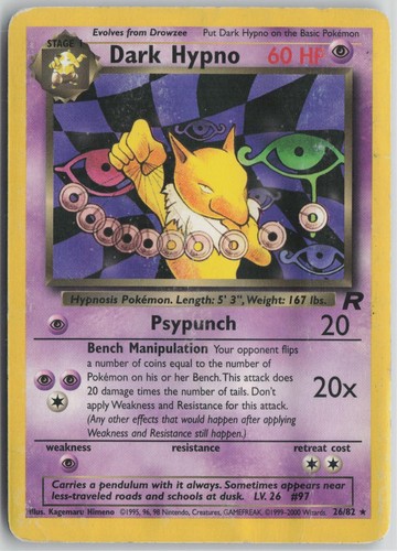 Dark hypno rare team - hypno,