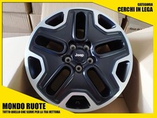 4 Cerchi In Lega ORIGINALI 17 Pollici DEMONTATI JEEP Renegade Multijet 4WD