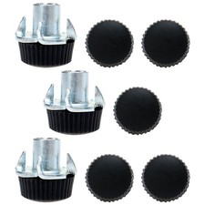 M6 x 10 x 16mm piedini