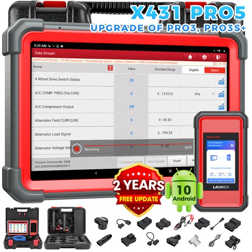 Launch x431 pro dispositivo - pro, 5