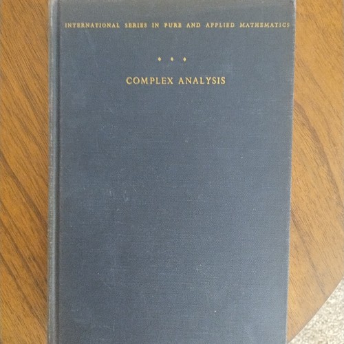 Complex analysis ahlfors 1953 - analysis,