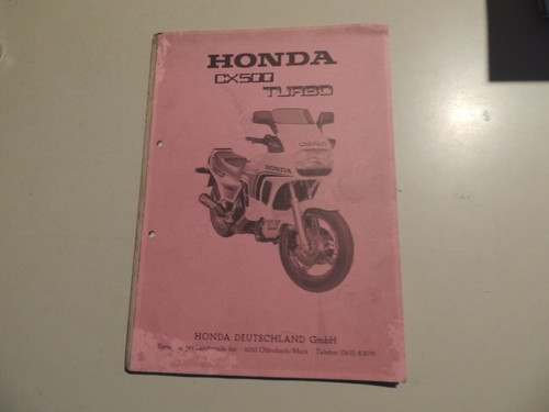 Honda 500 turbo - 500, manuale