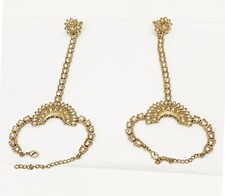 Bellissimo Hath Panjas trasparente e cristalli di champagne. Nuovo con scatola