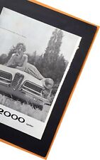 crx 22 -ALFA ROMEO 2000 spider - pubblicità da rivista 1960