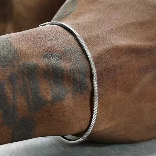 Bracciale uomo catena - , serpente