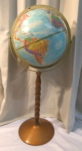 Mappamondo vintage supporto - vintage, su