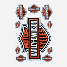 Adesivi Harley Davidson Moto Serbatoio Carena Accessorio Bauletto Visiera