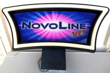 Novoline VLT Novomatic Video Lottery Slot Targa Insegna Luminosa
