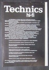 TECHNICS catalogo Hi-Fi