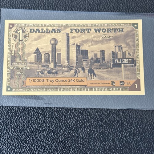 Dallas fort worth - fort, goldback