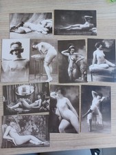 Lotto 10 Cartoline Ose Riproduzioni Donnine Nudo Artistico Bianco E Nero