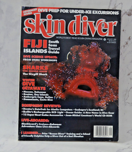 Skin diver magazine - diver,