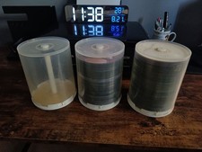 Campane vuote per CD/Dvd base bianca capacità 100