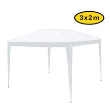 Gazebo pieghevole impermeabile in alluminio 3x2m Bianco - Mod. Mini Ignis