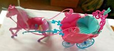carrozza unicorno cavallo barbie rosa mattel giocattolo gioco bambini bambine