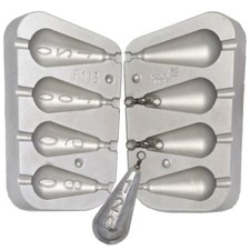 Stampo Piombo Pesca Pera girella  Gr. 80-90-100-120