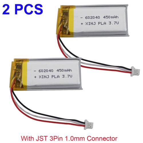 2pcs 450mah 1 - 3.7v, 1.665wh