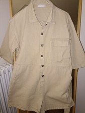 Tuta Corta In Jeans Come Nuova Mai  Indossata Colore Beige Taglia M