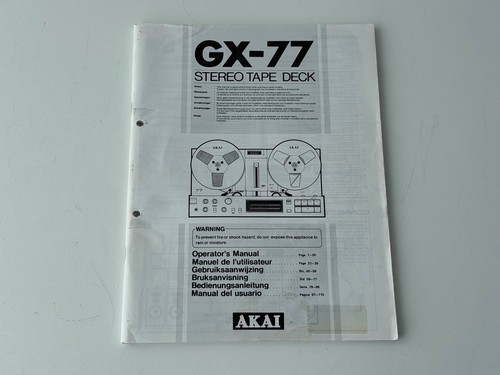 Akai operating - 77,