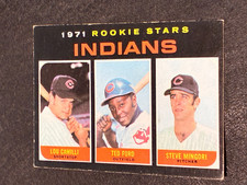 1971 Topps Indians Rookie