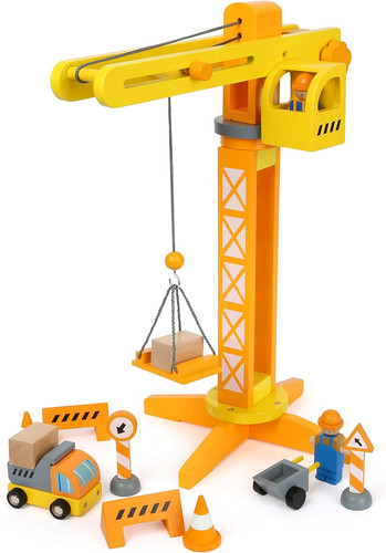 Gru cantiere con accessori - da,