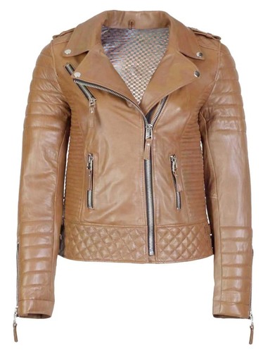Women leather jacket - leather,