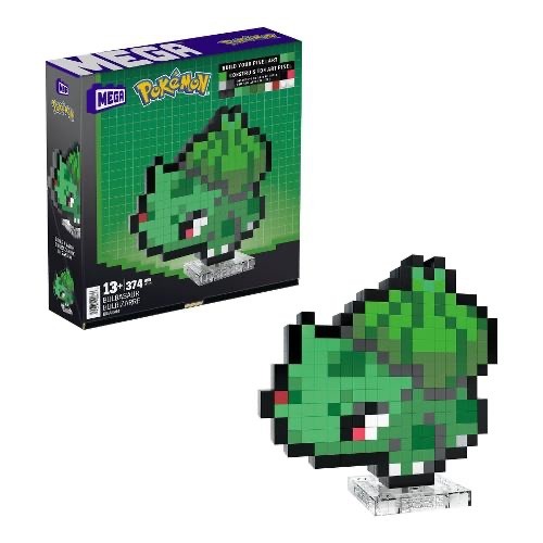 Mega bloks pixel art - bloks, bulbasaur