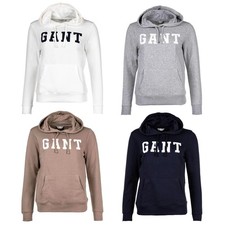 GANT Donna Hoodie - REGULAR GRAPHIC HOODIE, Felpa Con Cappuccio, Logo
