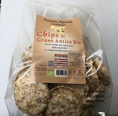 Patatine chips grano antico - di,