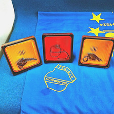 FANALE AUTOBUS FIAT IVECO 3pz.COMPLETO ROSSO/ARANCIO.mod.HELLA  AUTOCARRO T.I.R.