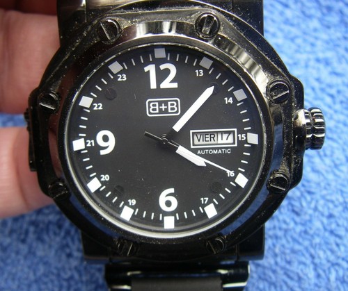 Orologio uomo grande nero - orologio,