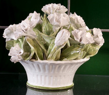 antico cesto di fiori bouquet