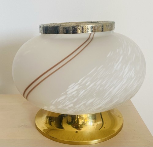 Lampada murano base ottone - lampada,