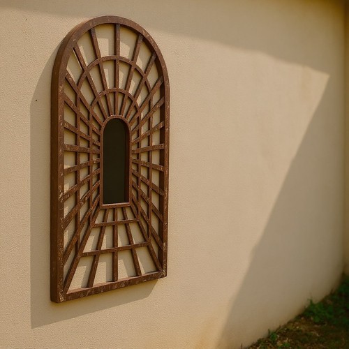 Specchio rustico incorniciato