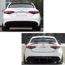 SPOILER Posteriore per ALFA ROMEO ✨GIULIA✨ Poliuretano QUALITA' A+++ NERO LUCIDO