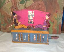 ANTICO TEATRINO in legno dipinti  gioco secolo XIX