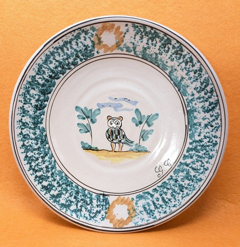Piatto ceramica iudici - in,