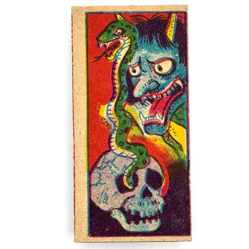 Carta vintage hannya yokai - vintage,
