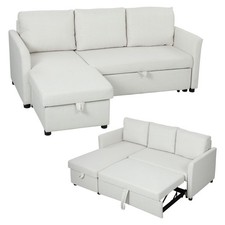 HOMCOM Divano Letto Effetto