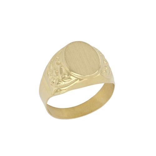 Anello scudo uomo oro - , giallo
