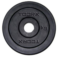 Toorx Disco in Ghisa Gommato Vari kg Standard 25 mm Bilancieri Manubri Gommata