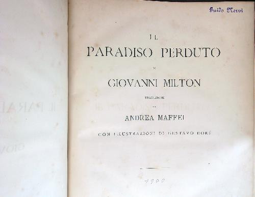 Paradiso perduto milton - il,
