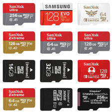 Micro SD Memory Card Scheda di Memoria Console Nintendo Switch Ufficiale Usata