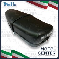 SELLA NERA A 2 POSTI PIAGGIO VESPA 50 N L R - 125 PRIMAVERA ET3 CON SERRATURA